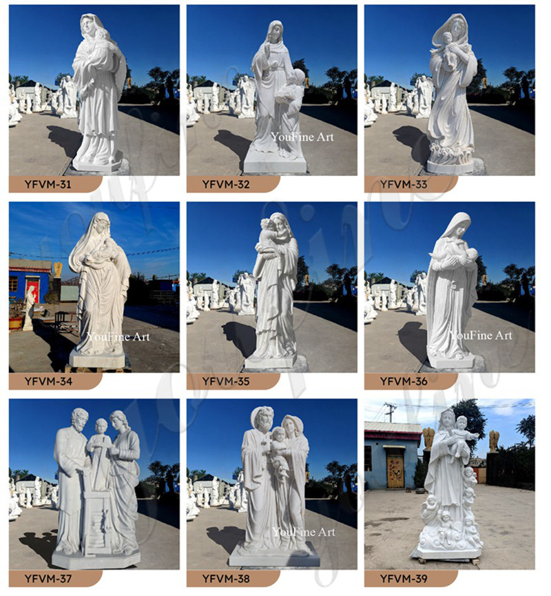 marble religious statues