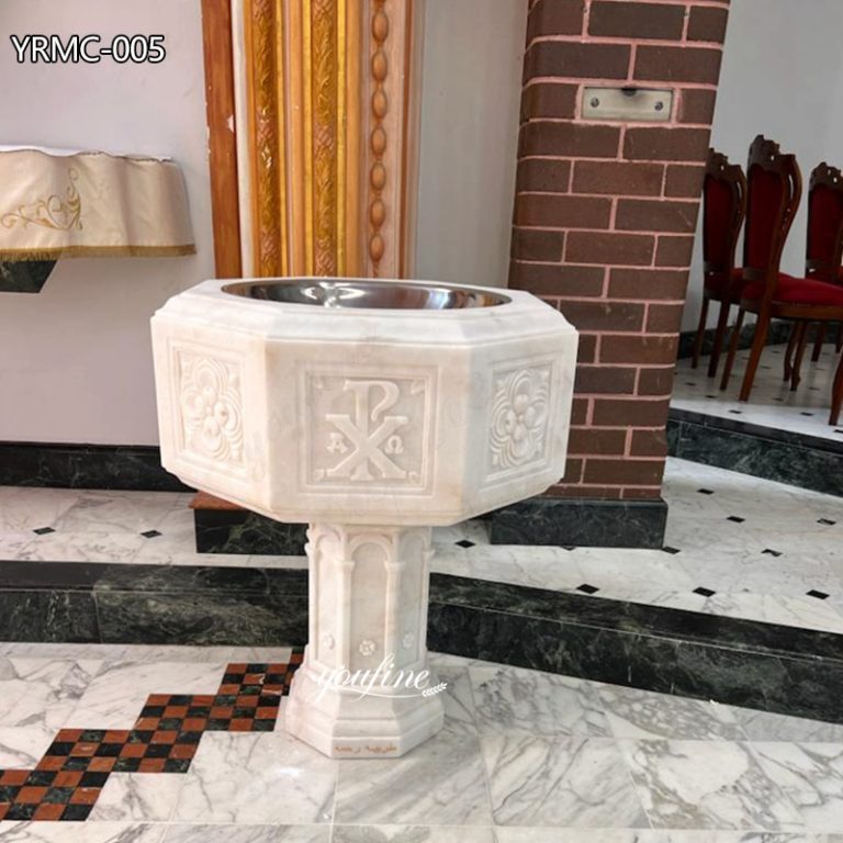 Marble Church Baptismal Font for Sale