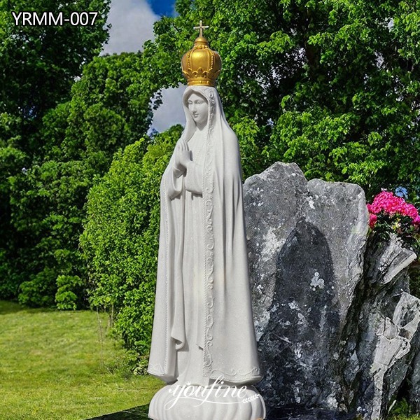 Marble Outdoor Fatima Statue