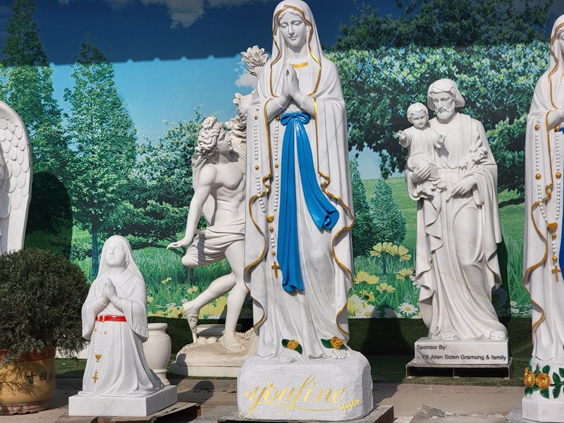 life size Our Lady of Lourdes Garden Statue