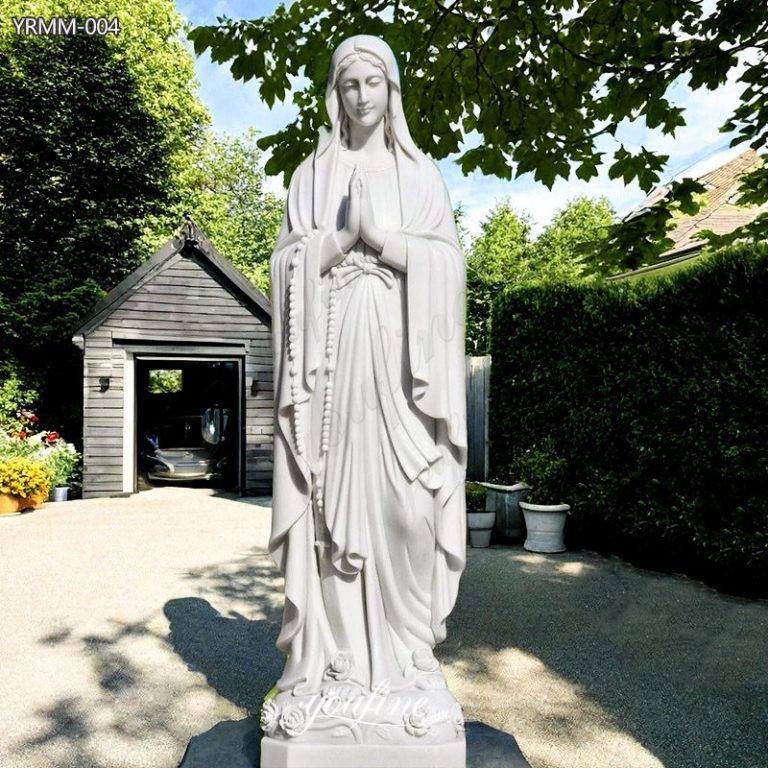 outdoor our lady of lourdes statue