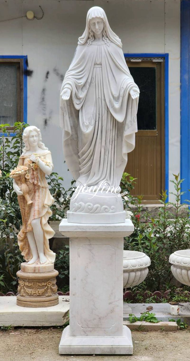 youfine factory Virgin Mary Statue With Open Hand