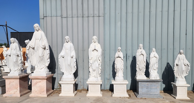 youfine factory marble virgin mary statue