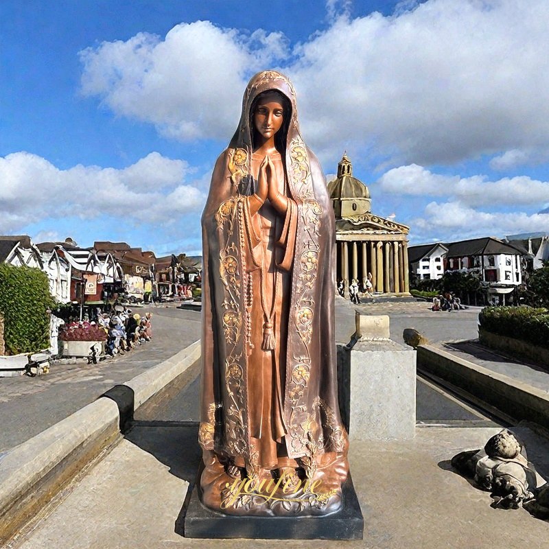 original our lady of fatima sculpture