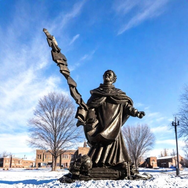 saint Thomas Aquinas statue