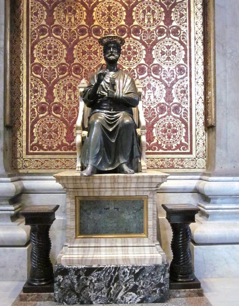 St Peter Statue Vatican Jupiter